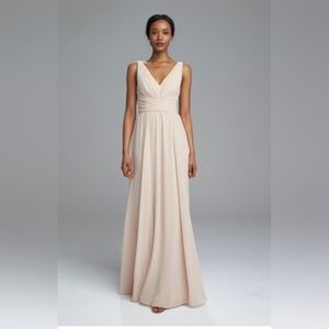 Amsale Maids Dress Size 10 Color Cream